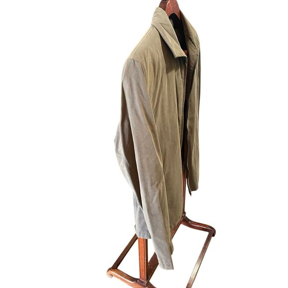 Vintage Cole Haan Country Lightweight Jacket Suede Trim 1990s Size Small - Picture 6 of 14